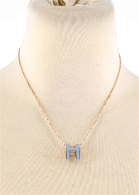 hermès pop h pendant necklace